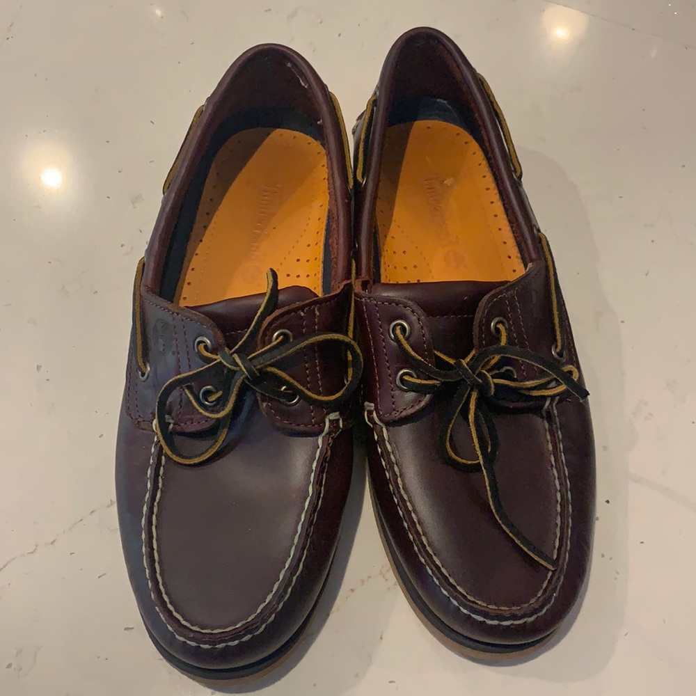 Timberland 2 eye leather boat shoe